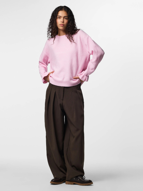 PCSALLY LS FRILL CUFF KNIT NOOS BC - Image 3