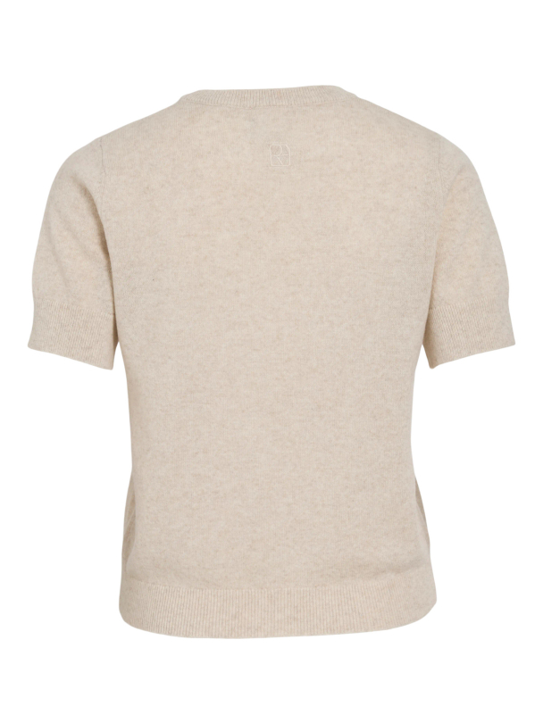 ROUKATE S/S O-NECK KNIT 100% ull - Image 2