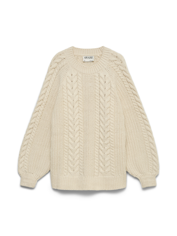 AWTOA LS O-NECK KNIT PULLOVER NOOS - Image 1