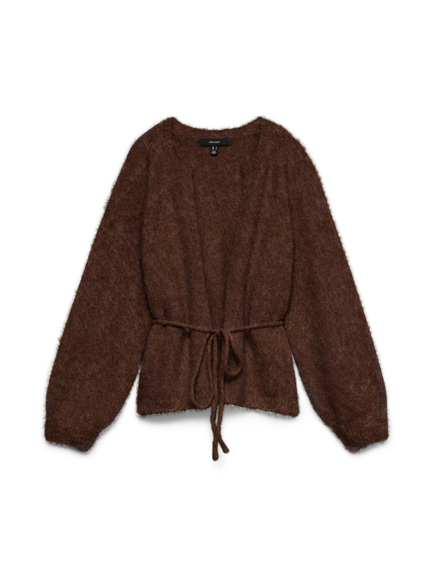 VMBERRY LS O-NECK TIE CARDIGAN NOOS