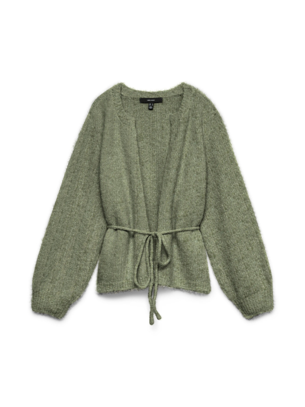 VMBERRY LS O-NECK TIE CARDIGAN NOOS