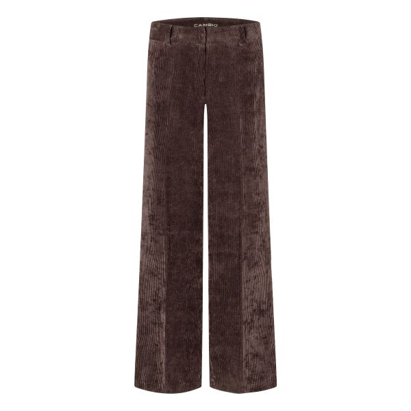 Amelie Coffee Cord Pants fra Cambio