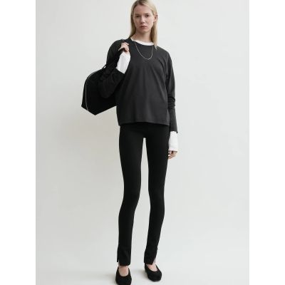 Zip Leggings Black