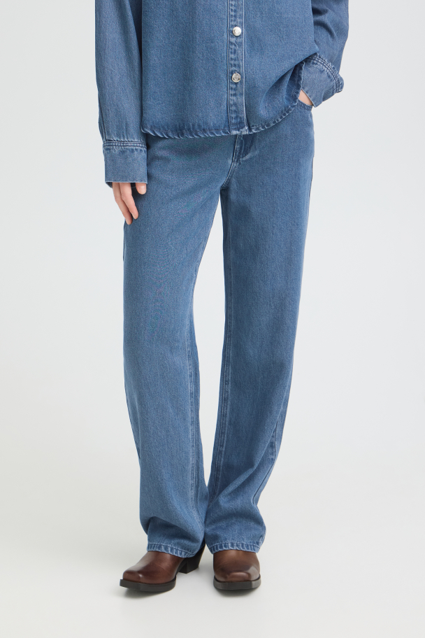 PZdori HW Jeans Medium Blå - Image 4