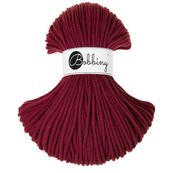 Bobbiny Premium 5mm - Wine Red - Image 1