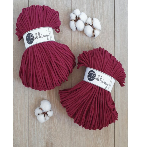Bobbiny Premium 5mm - Wine Red - Image 2