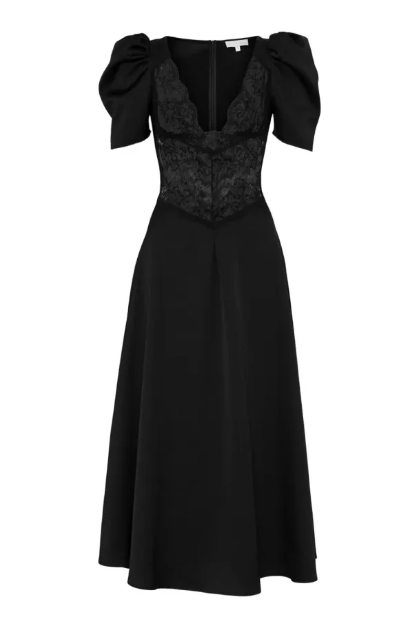 Francis Midi Dress - Black  - Image 1
