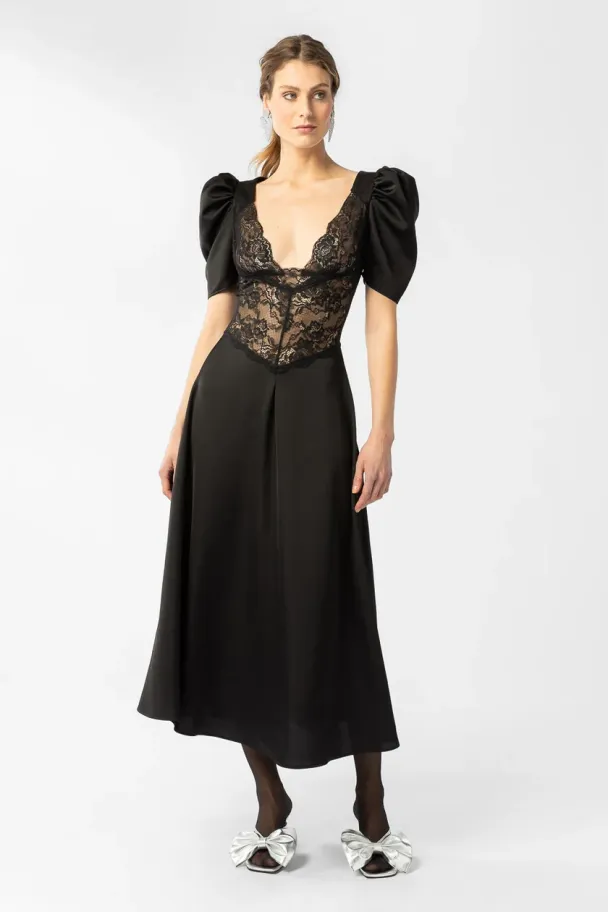 Francis Midi Dress - Black  - Image 2