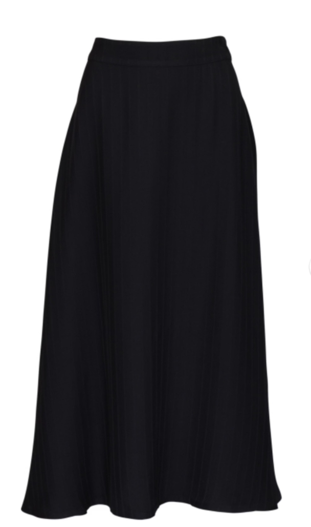 Tailored Midi Skirt - Black 