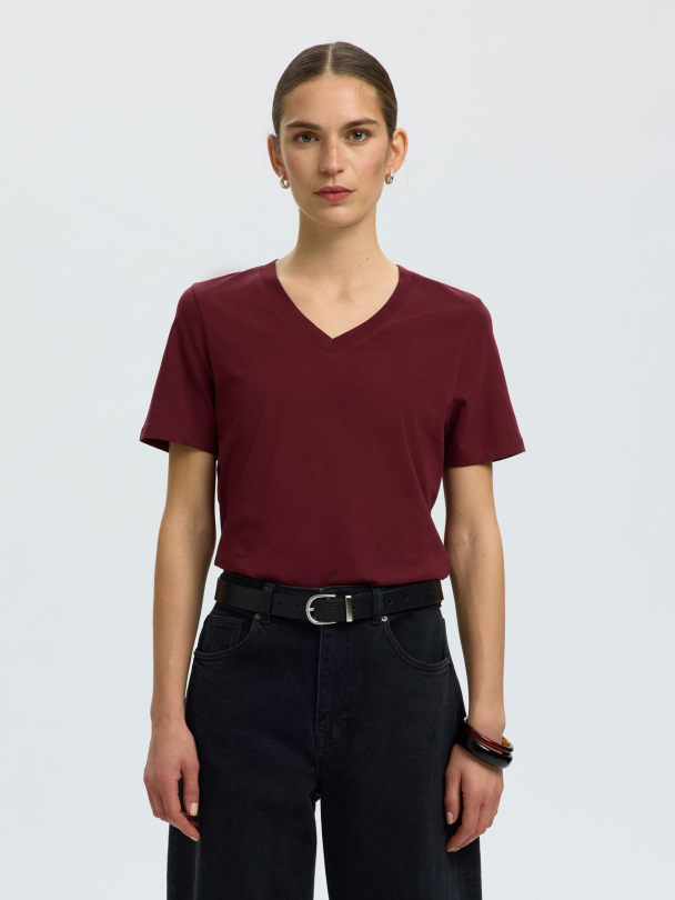 Essential V-Neck Tee - Image 1