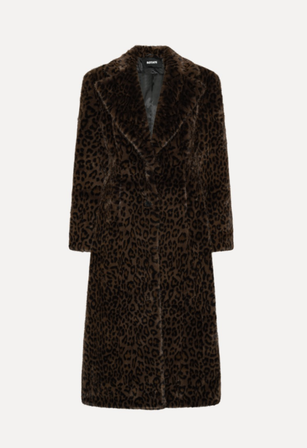 Faux Fur Coat - Desert Palm Comb  - Image 2