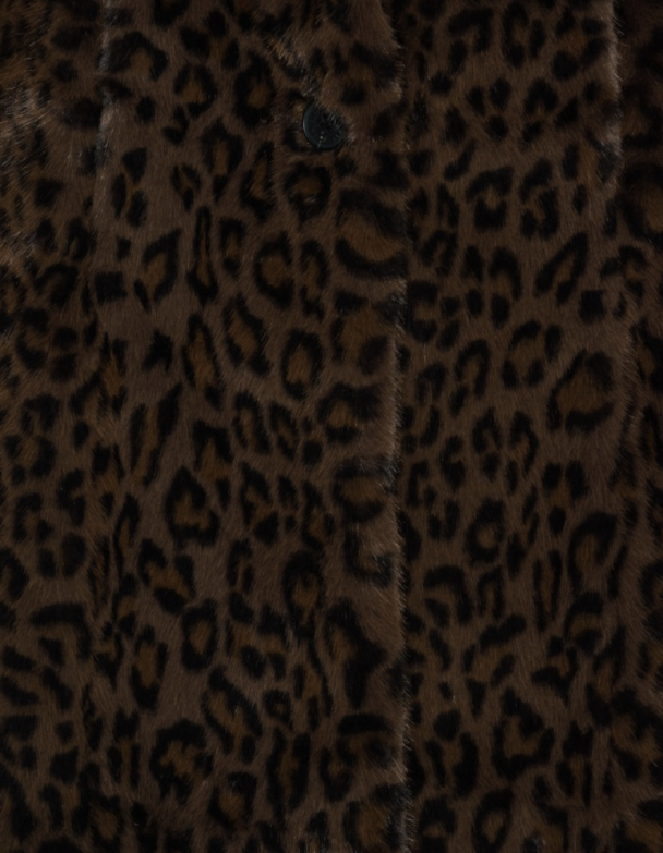 Faux Fur Coat - Desert Palm Comb  - Image 4