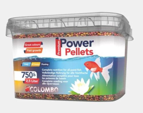 Power pellets 2,5 liter spann / 750gr.