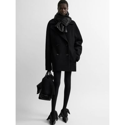 Rounded Peacoat Black