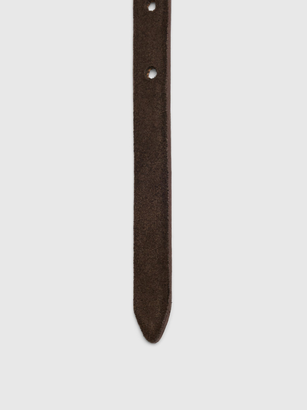 Iona Slim Suede Belt - Delicioso  - Image 3