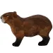 Flodsvin / Capybara - dyrefigur i tre