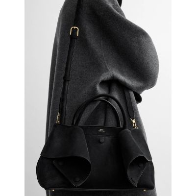 Small Mercer Nubuck Tote Black