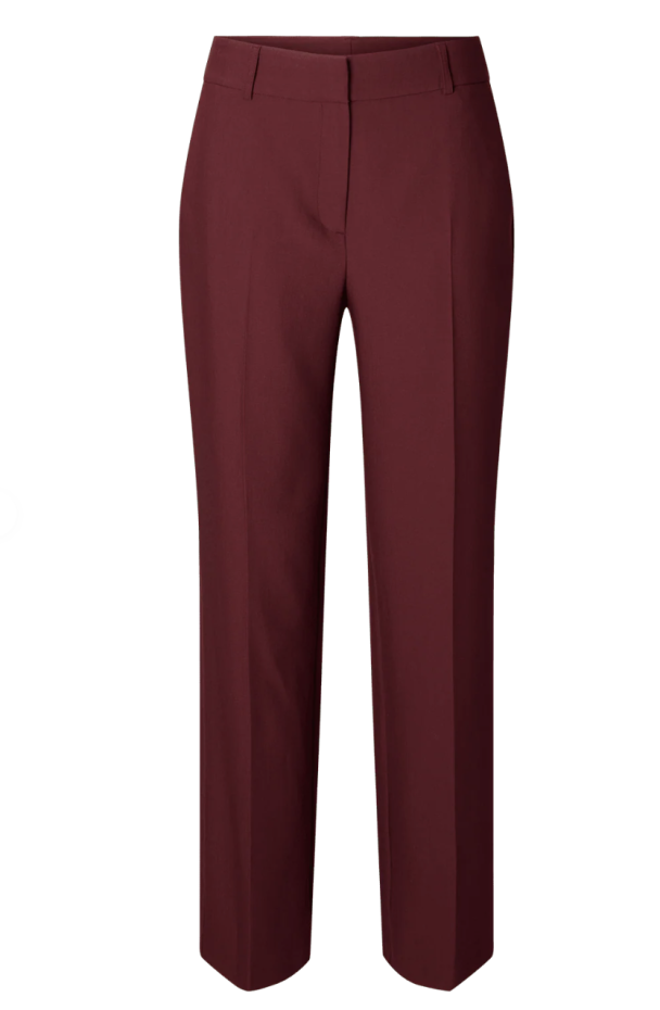 Rita Wide Pant - Tawny Port 