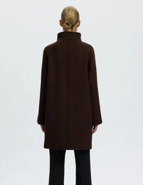 Zia-Vinni Wool Blend Coat - Delicioso  - Image 3