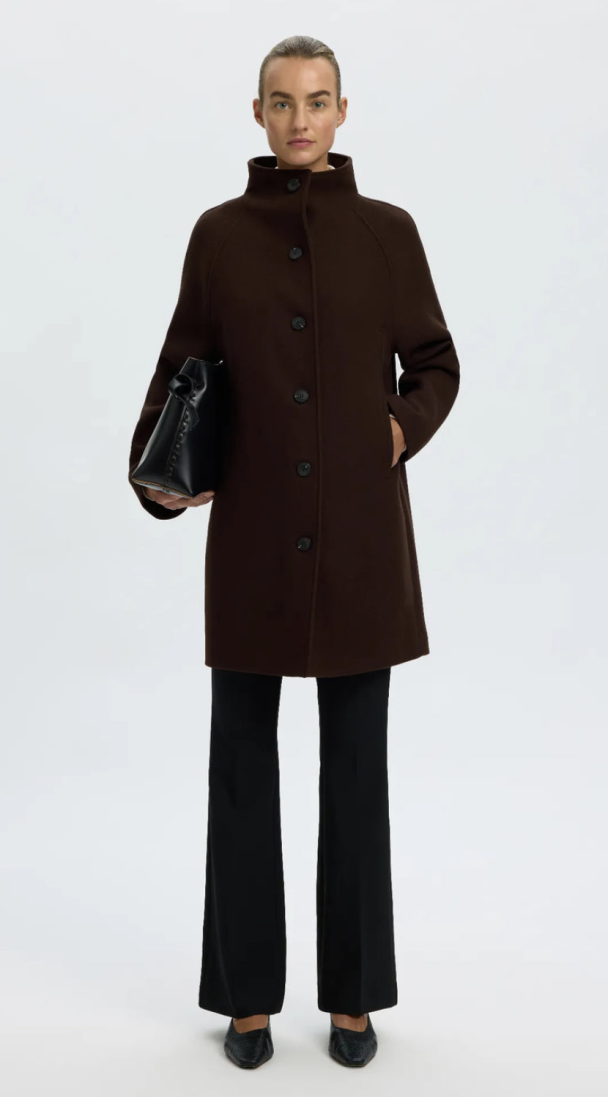 Zia-Vinni Wool Blend Coat - Delicioso  - Image 2