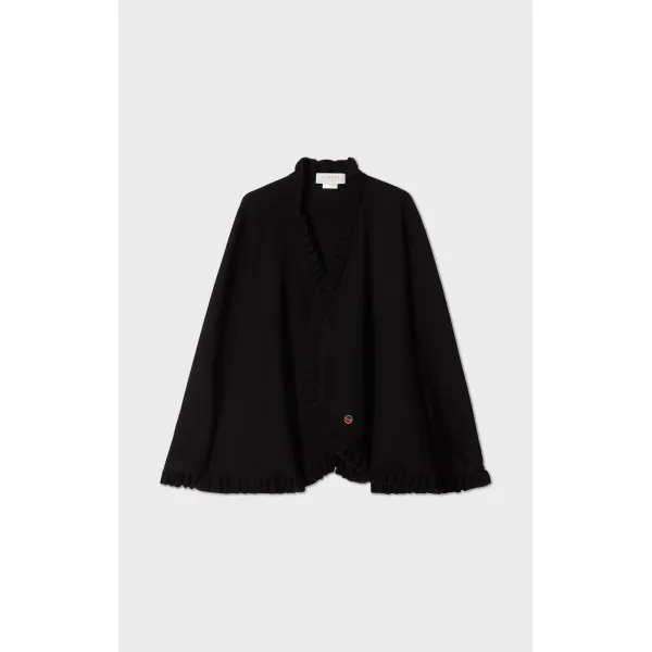 Silvia Black Cape fra Busnel