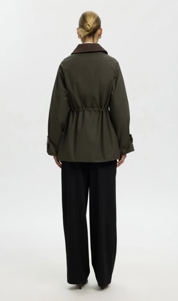 Wilma Waxed Jacket - Grape Leaf   - Image 4