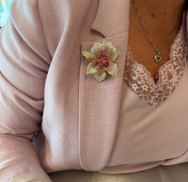 INTEX Brosje med stor blomst 0768 - Image 2
