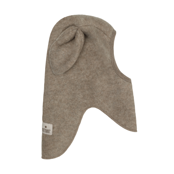 Balaclava Ears Wool Fleece - Savannah Melange - Image 2
