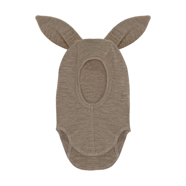 Balaclava Ears Wool Rib - Savannah Melange - Image 2