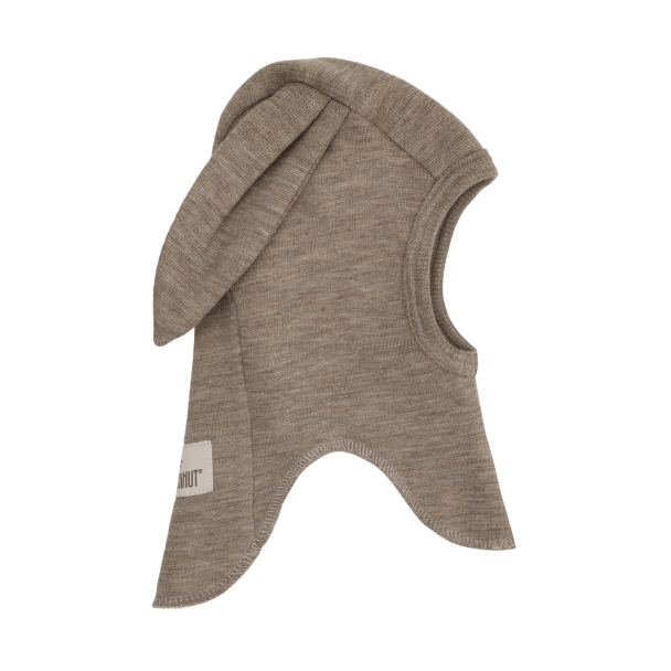 Balaclava Ears Wool Rib - Savannah Melange - Image 1