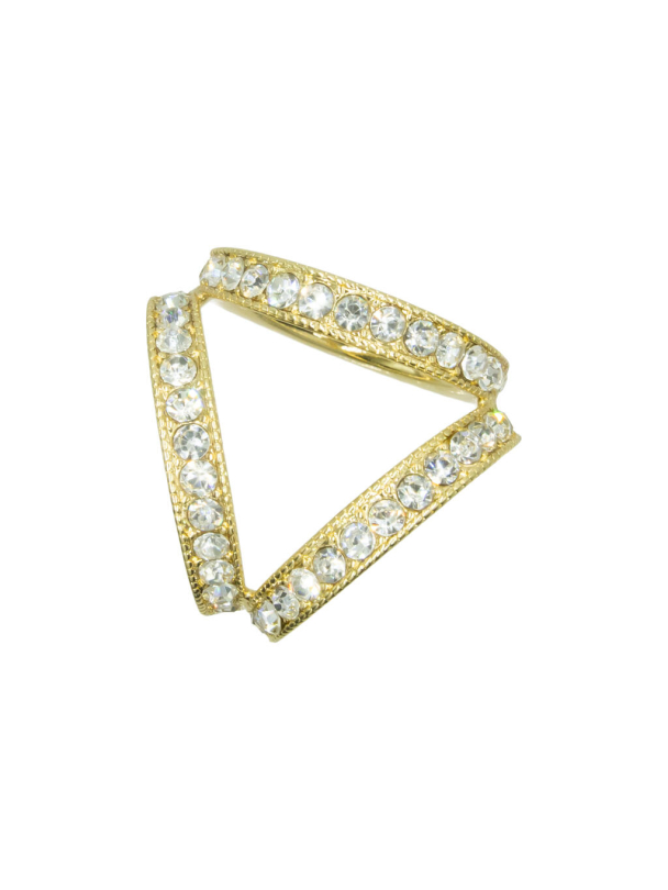 INTEX Skjerf-ring stor med strass 083023 - Image 2