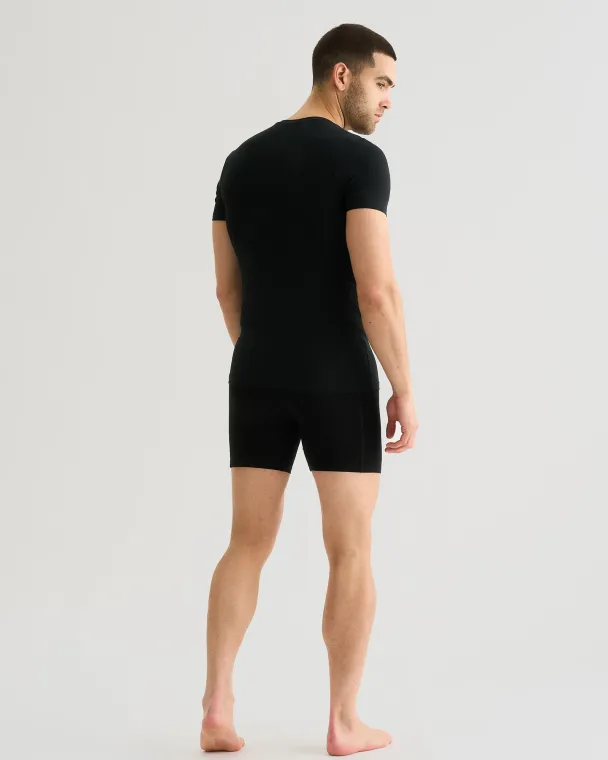 Jbs 2-pakning v-hals t-shirt, svart - Image 4