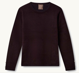 Riga pearl knit brun