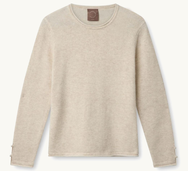 Riga pearl knit lys