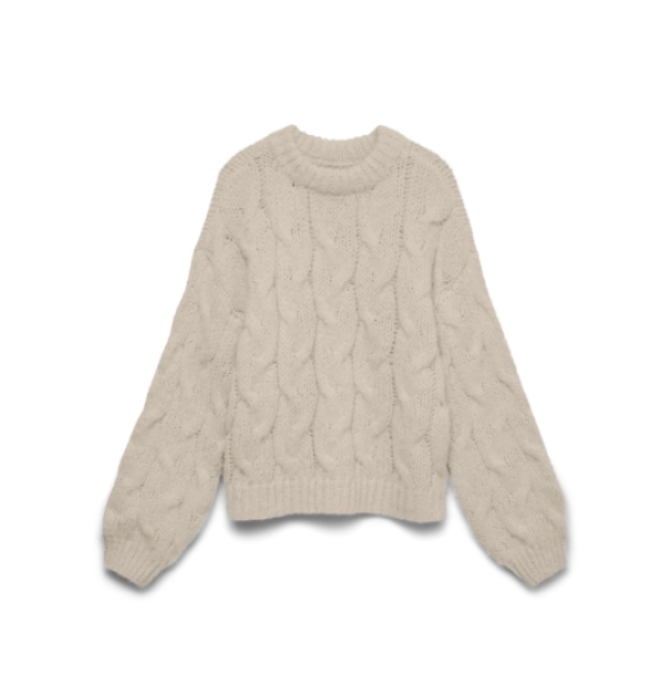 Mabye High Neck Cable Pullover