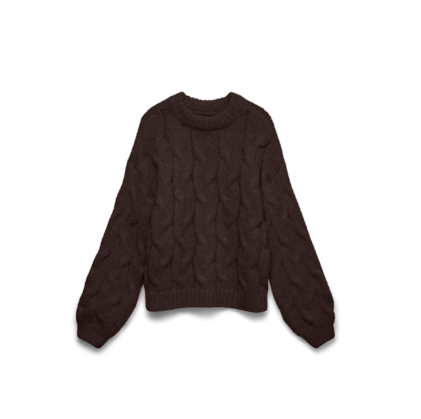 Mabye High Neck Cable Pullover