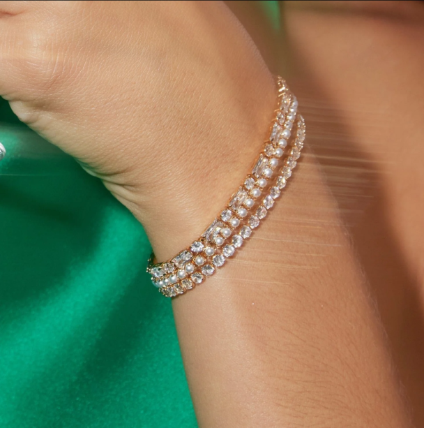 Pearl Tennis Bracelet - Image 3