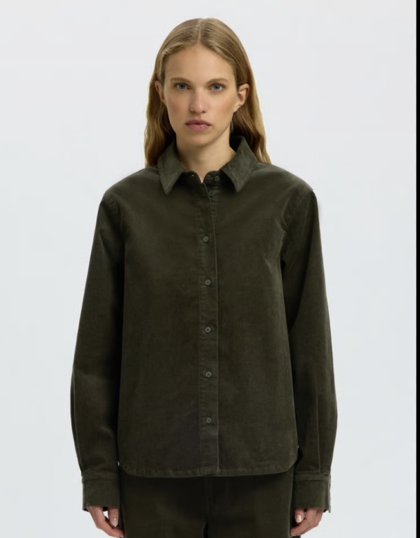 Runa Regular Cord Shirt - Deep Depths  - Image 2