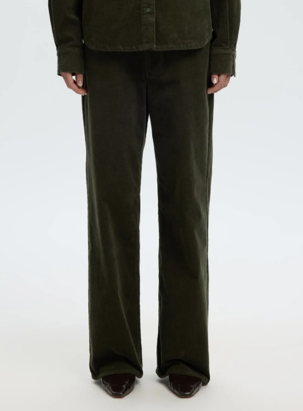 Wide Runa Corduroy Pant - Deep Depths  - Image 1