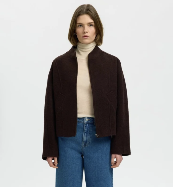 Jacqueline Wool Blend Jacket - Delicioso - Image 1