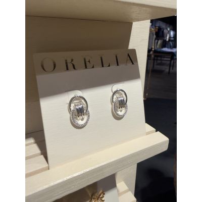 Fine Interlocking Pave Stud Earrings
