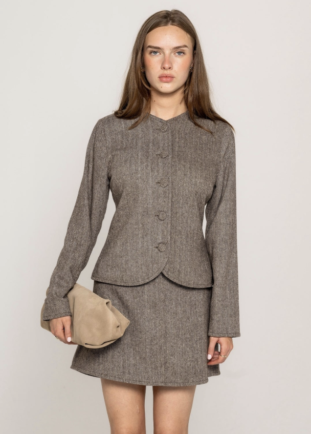 Jonna Jacket - Herringbone  - Image 1