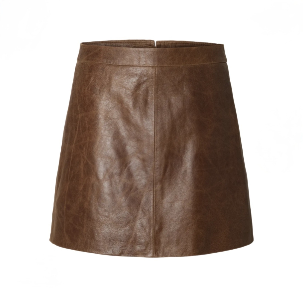 Jil Leather Mini Skirt - Delicioso - Image 2
