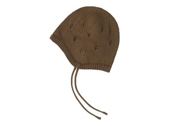 Laguna Knit Hat, Teak - Lil' Atelier