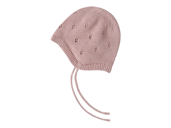 Laguna Knit Hat, Adobe Rose - Lil' Atelier