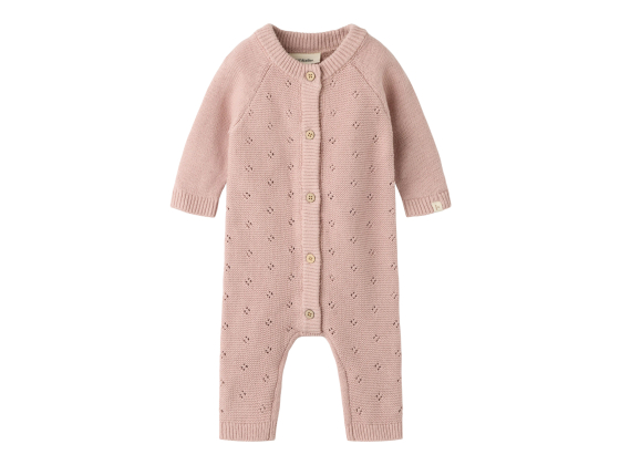 Laguna Knit Suit, Adobe Rose - Lil' Atelier