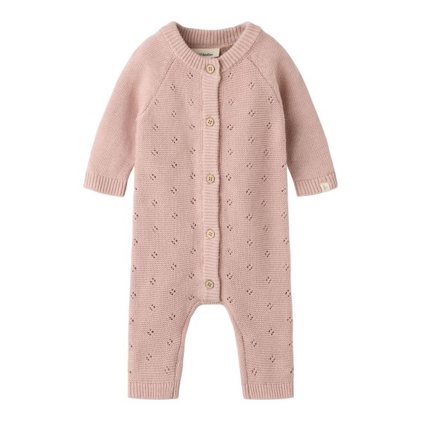 Laguna Knit Suit, Adobe Rose - Lil' Atelier