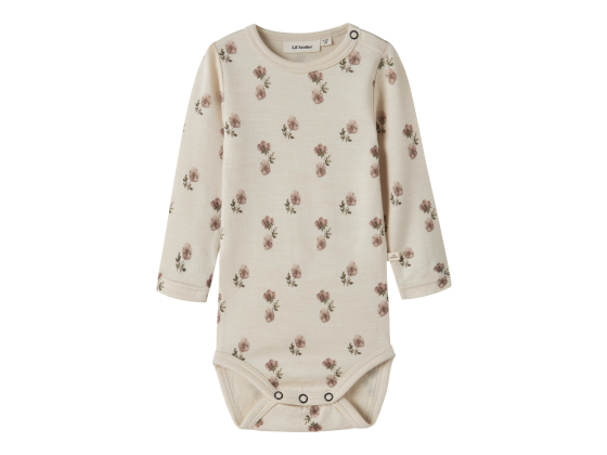 Nilo Wool/Modal Body, Turtledove / Flower - Lil' Atelier