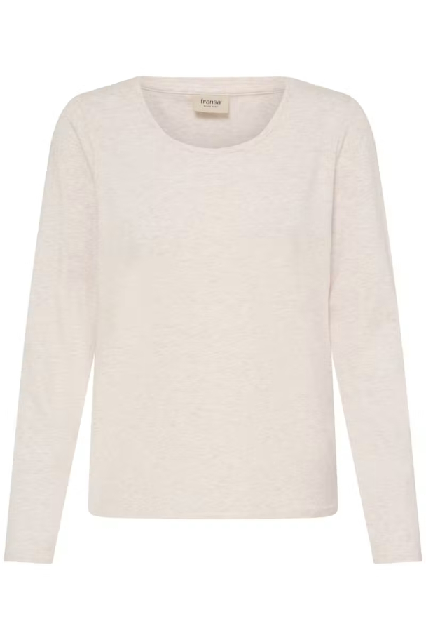 FRClea langermet topp, beige - Image 2