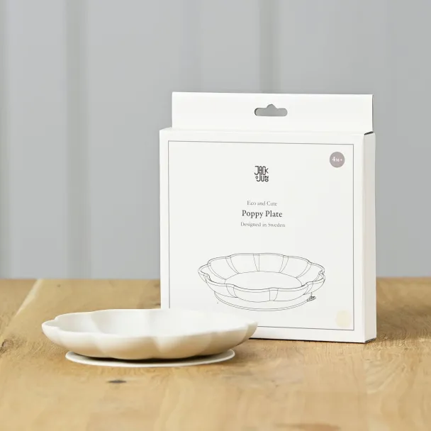 Poppy Plate - Cream - Image 1